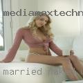 Married naked woman making