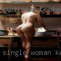 Single woman Kearny